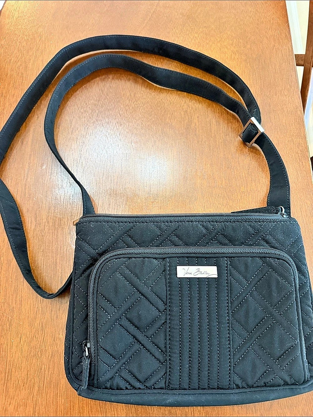 Vera Bradley Blake Crossbody Black & White Bag